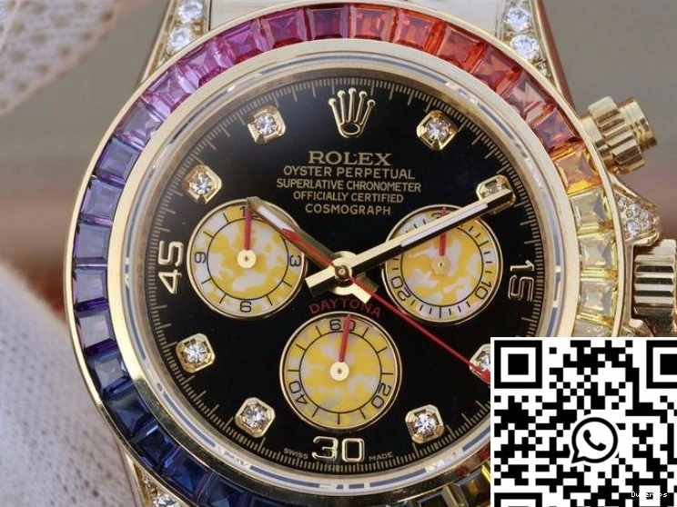 Factory Rolex 116598RBOW movement BL 7750 Rainbow Cosmograph Daytona 0121